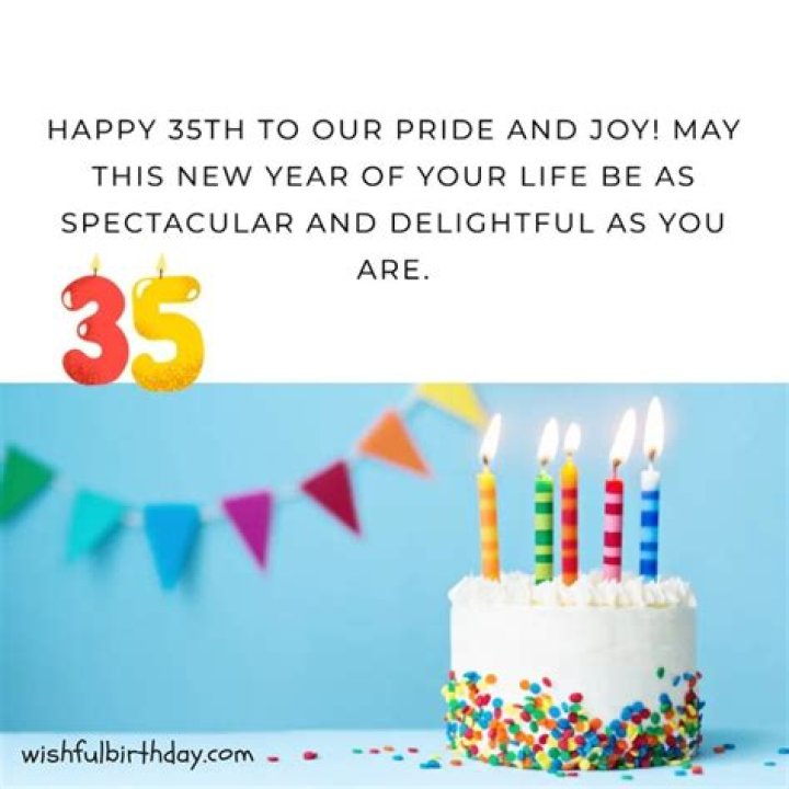 A Bucket Of 35th Birthday Wishes: May Your Day Be Filled With Joy And Blessings!