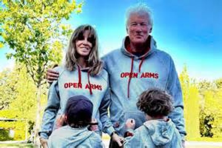 A Candid Portrait: Picture Of Richard Gere With His Beloved Son