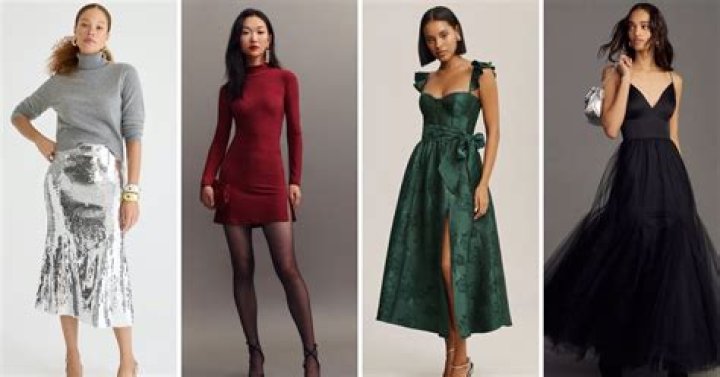 An Alluring White Christmas In A Chic Black Dress