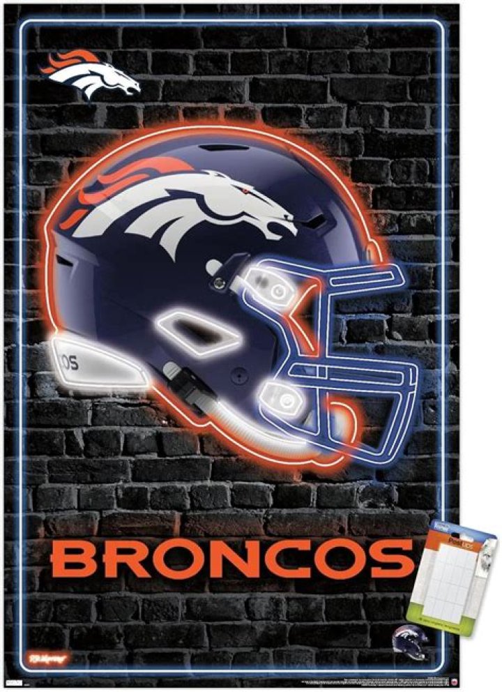 Customize Your Space With A Dazzling Denver Broncos Neon Sign