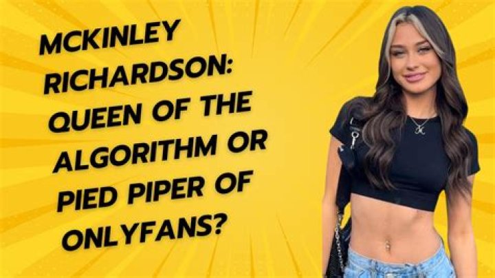 Discovering The Allure Of McKinley Richardson On OnlyFans