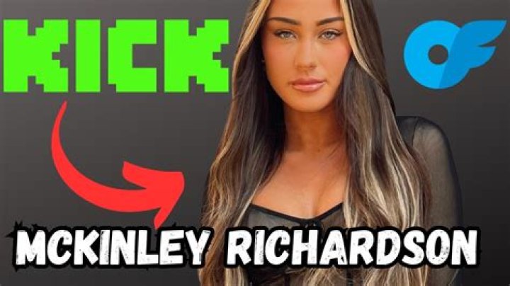 Discovering The Allure Of McKinley Richardson Onkyfans