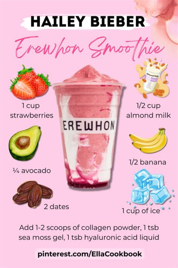 Hailey Bieber's Secret Strawberry Smoothie Recipe: A Refreshing Treat