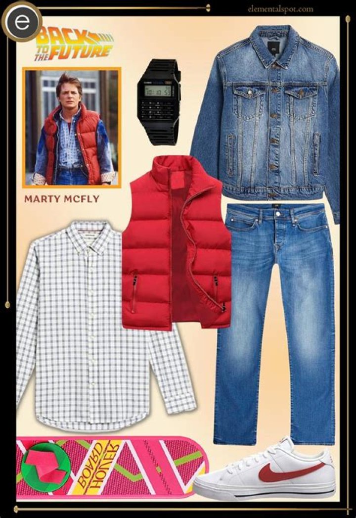 Marty McFly's Iconic Michael J. Fox Outfit From Back To The Future