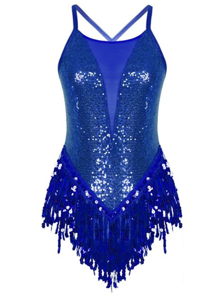 Mesmerizing Blue Sequin Leotard: A Touch Of Shimmer And Style