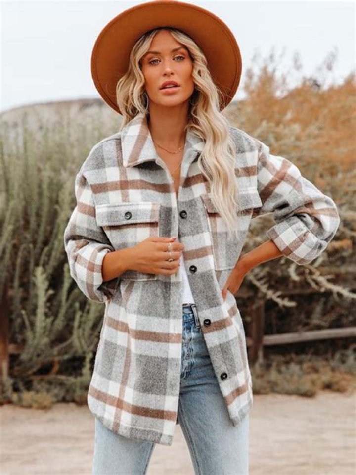 Premium Plaid Shacket: Elevate Your Style With Timeless Versatility