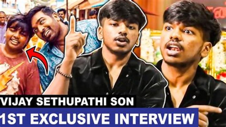 The Ultimate Guide To Vijay Sethupathi's Son: Everything You Need To Know